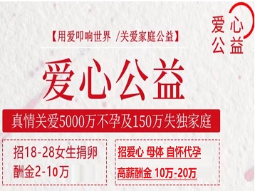 皮山捐卵助孕生子 爱心志愿者招募